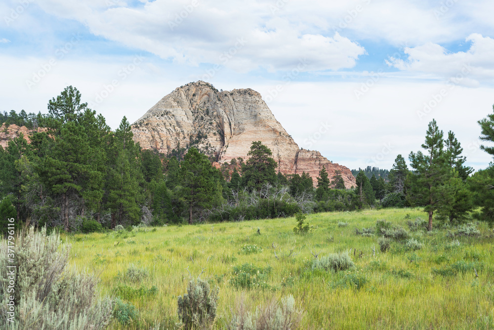 An overview of Kolob Canyon