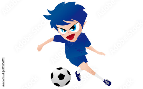 Football Soccer サッカー ドリブル