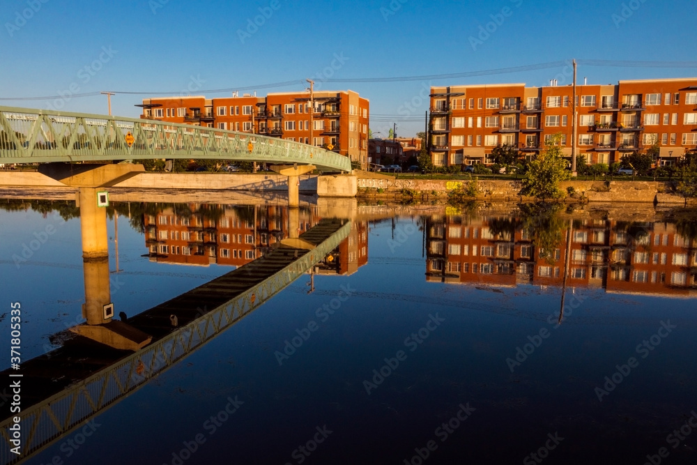 Footbridge over the Lachine Canal 
