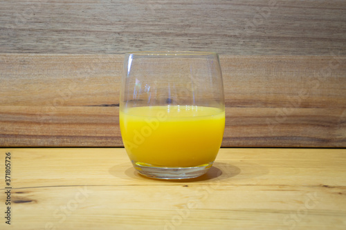 orange juice in a glass