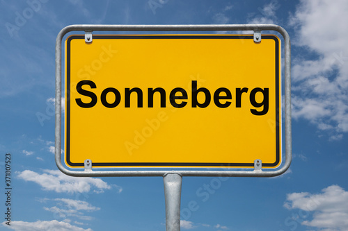 Ortstafel Sonneberg photo