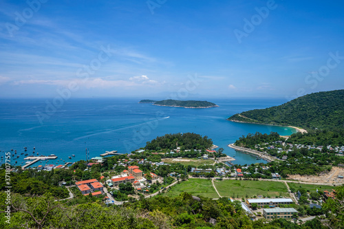 Panorama center of Cu Lao Cham island near Da Nang and Hoi An, Vietnam