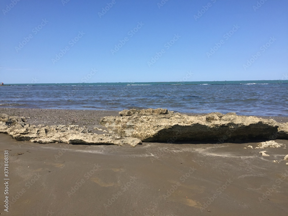 beach and rocks