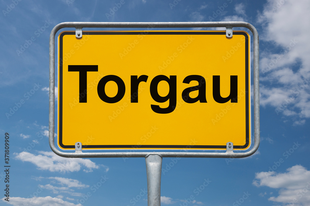 Ortstafel Torgau