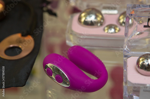 sex toys on display in the store