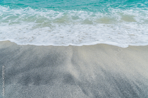 waves on the sand beach