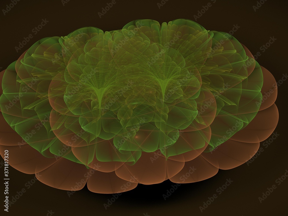 Fototapeta premium Imaginatory fractal background Image