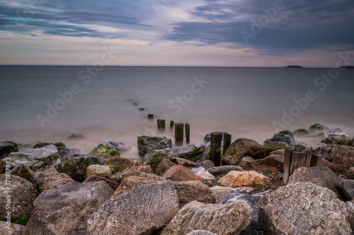 Summer evening evening on Youghal Strand 7 photo