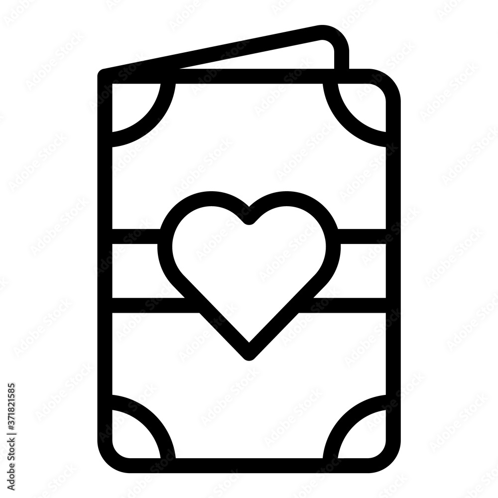 Postcard Flat Icon Isolated On White Background Postcard Flat Icon Isolated On White Background