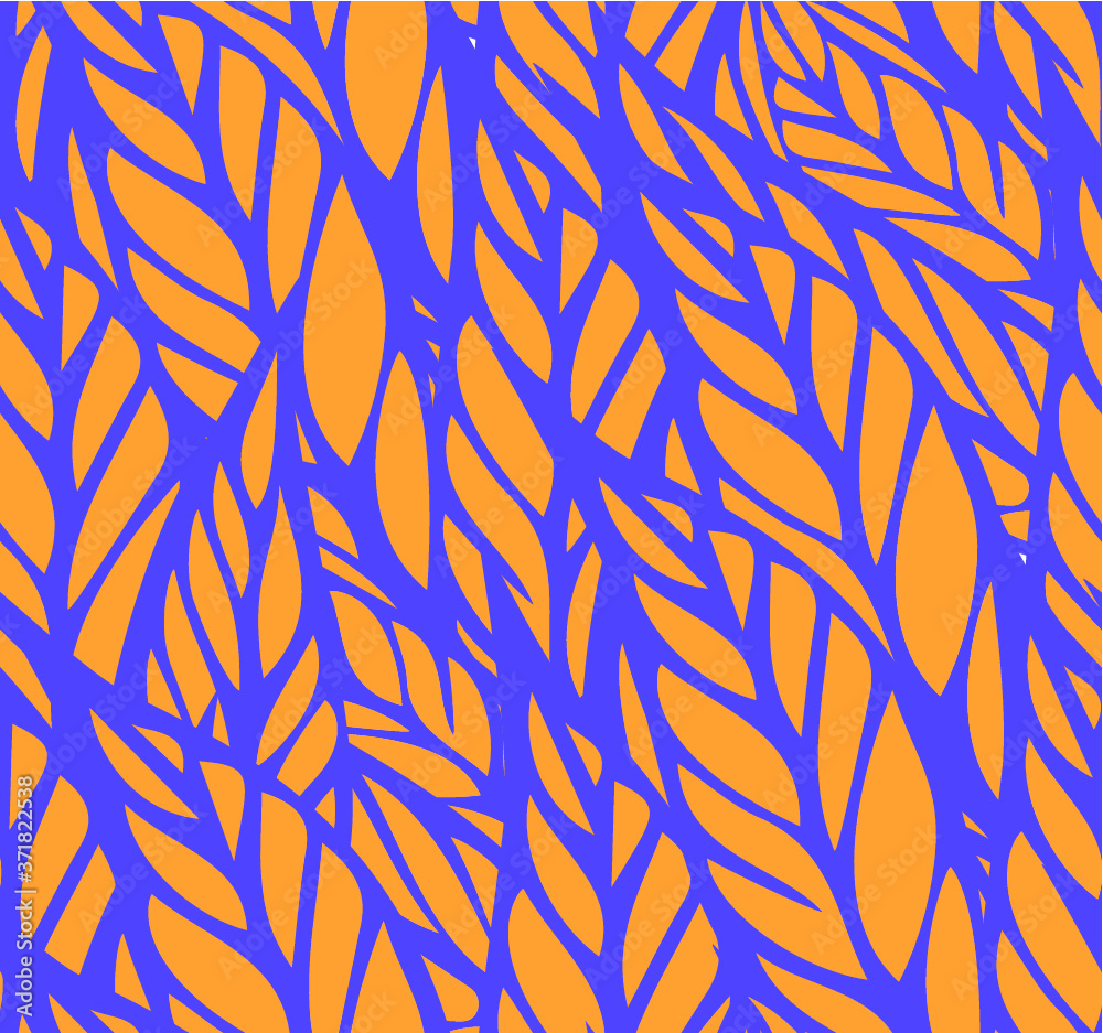 Seamless pattern with leaves Seamless pattern with leaves