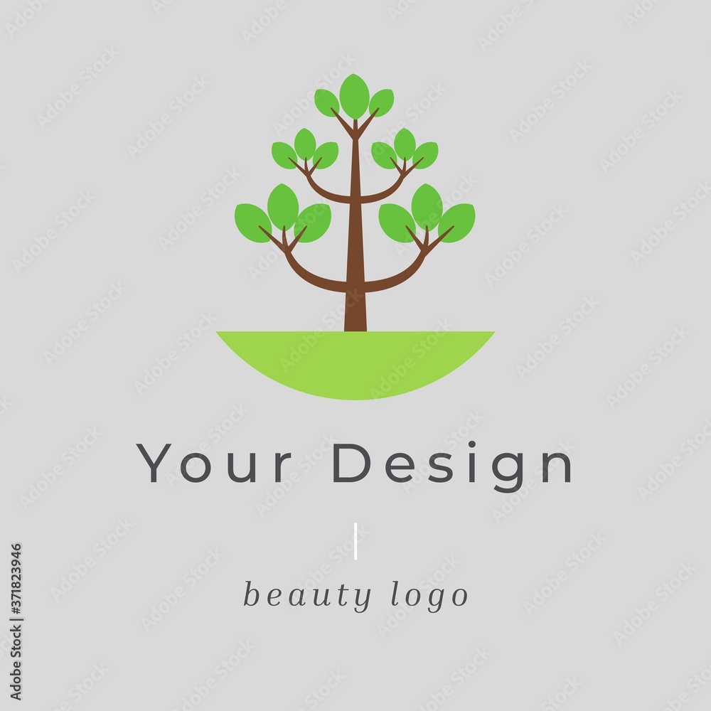 Obraz premium vector tree icon