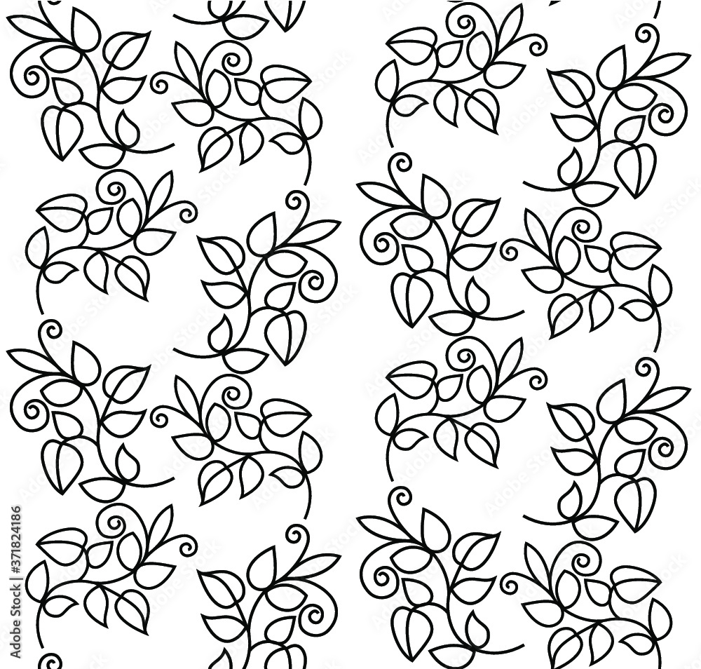 Seamless pattern with leaves Seamless pattern with leaves