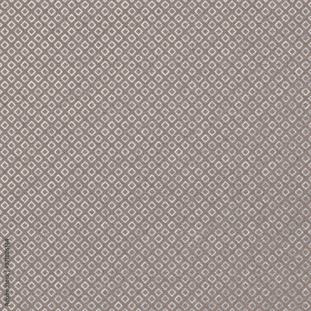 Metallic Silver Pattern on Cork Background Metallic Silver Pattern on Cork Background
