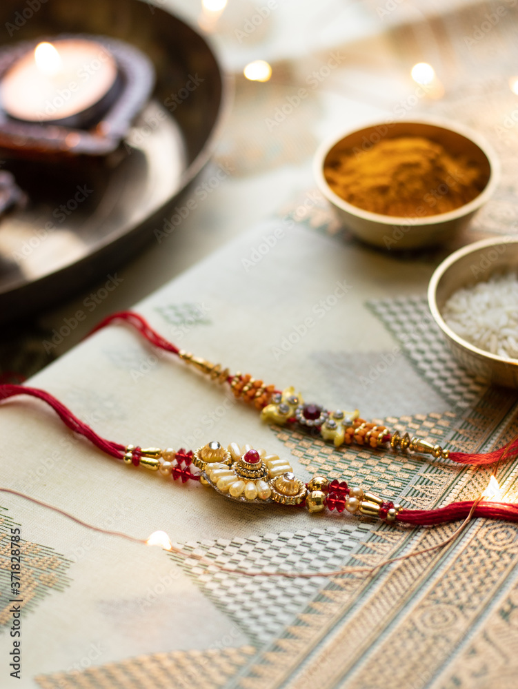 Rakhi for raksha bandhan festival india stock image. Rakhi for raksha bandhan festival india stock image.