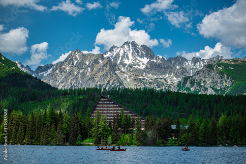Strbske pleso - Lake in the Tatra Mountains