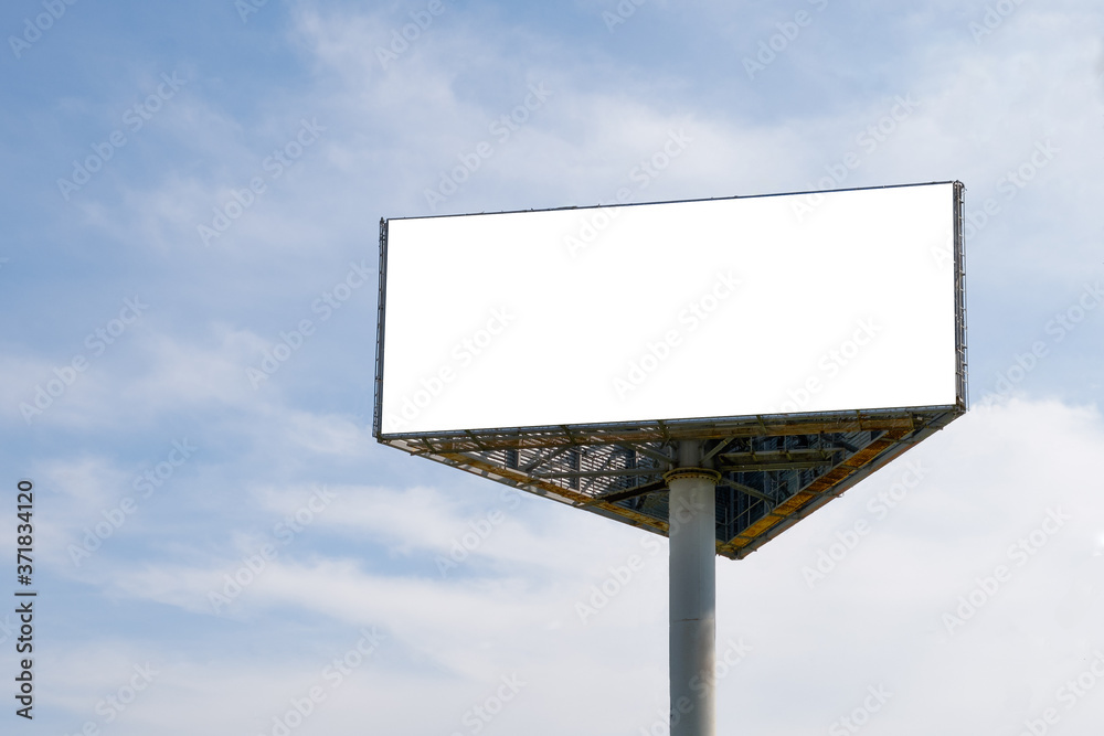 blank billboard on blue sky blank billboard on blue sky