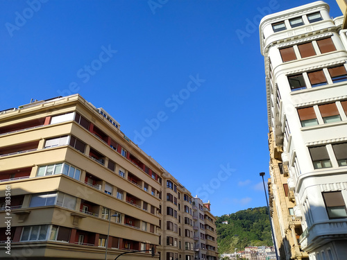 Residential buildings in San Sebastian, Spain
