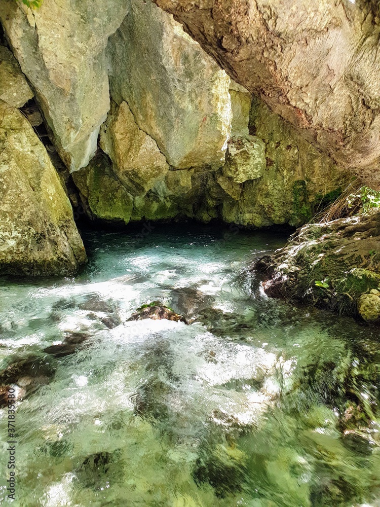 river in the mountains