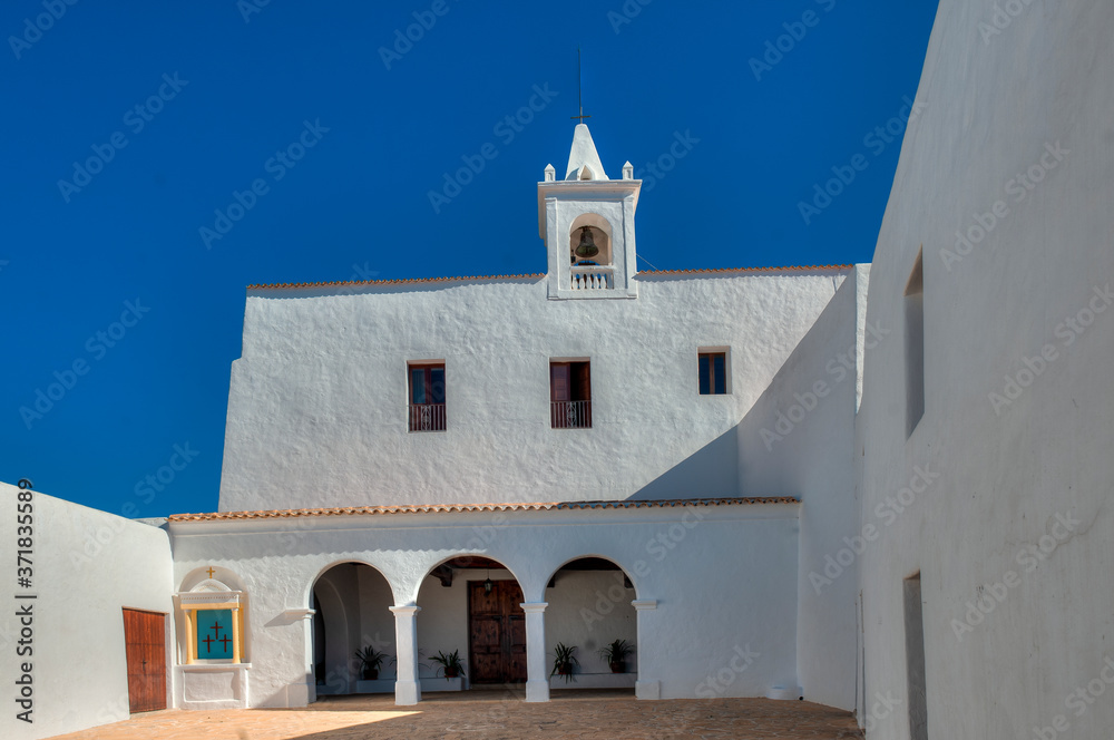 Church of San Miguel de Balansat on the island of Ibiza.