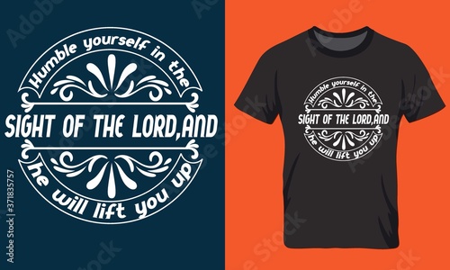 Typography custom hunting t shirt design 