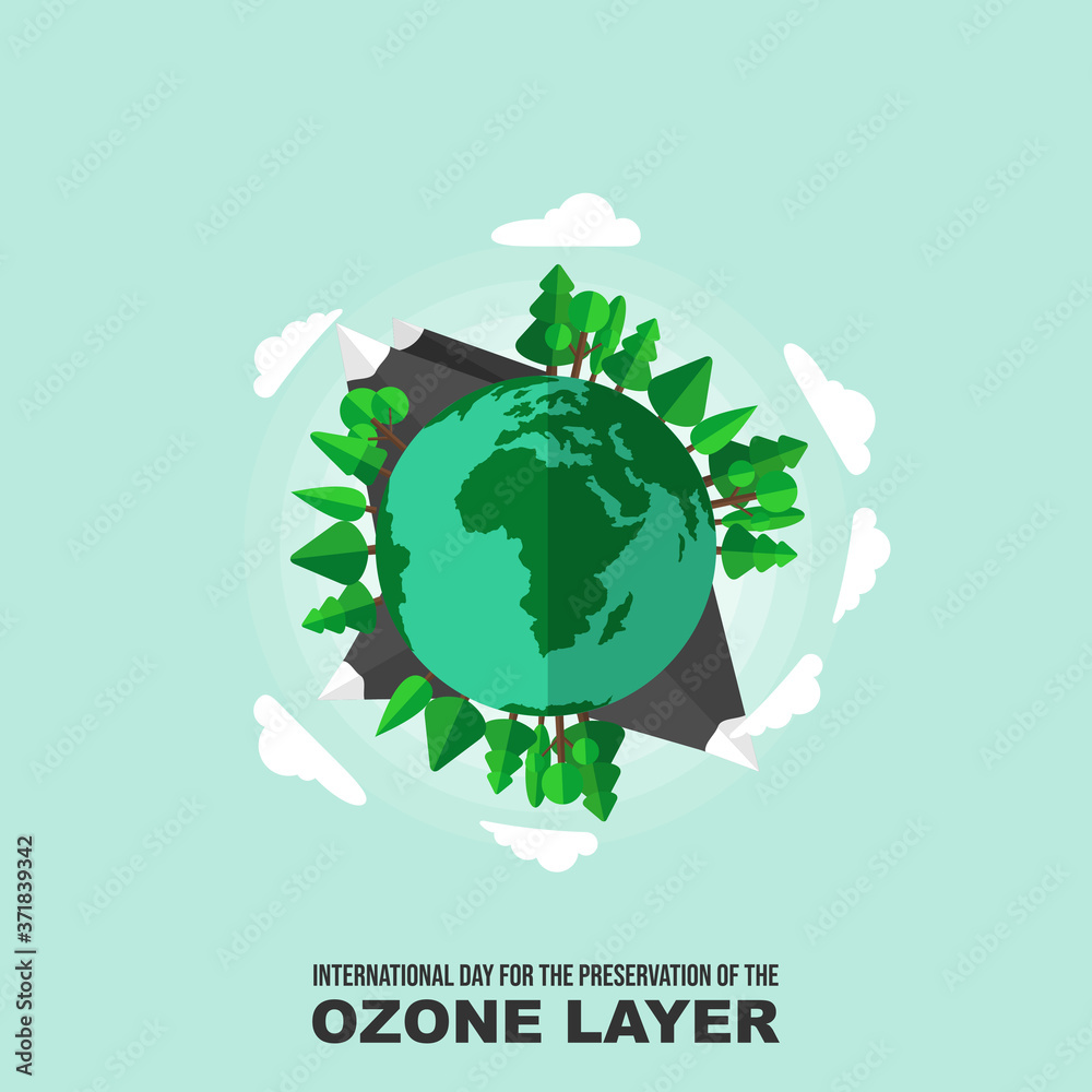 Vector Illustration of Planet earth with environmental design Vector Illustration of Planet earth with environmental design