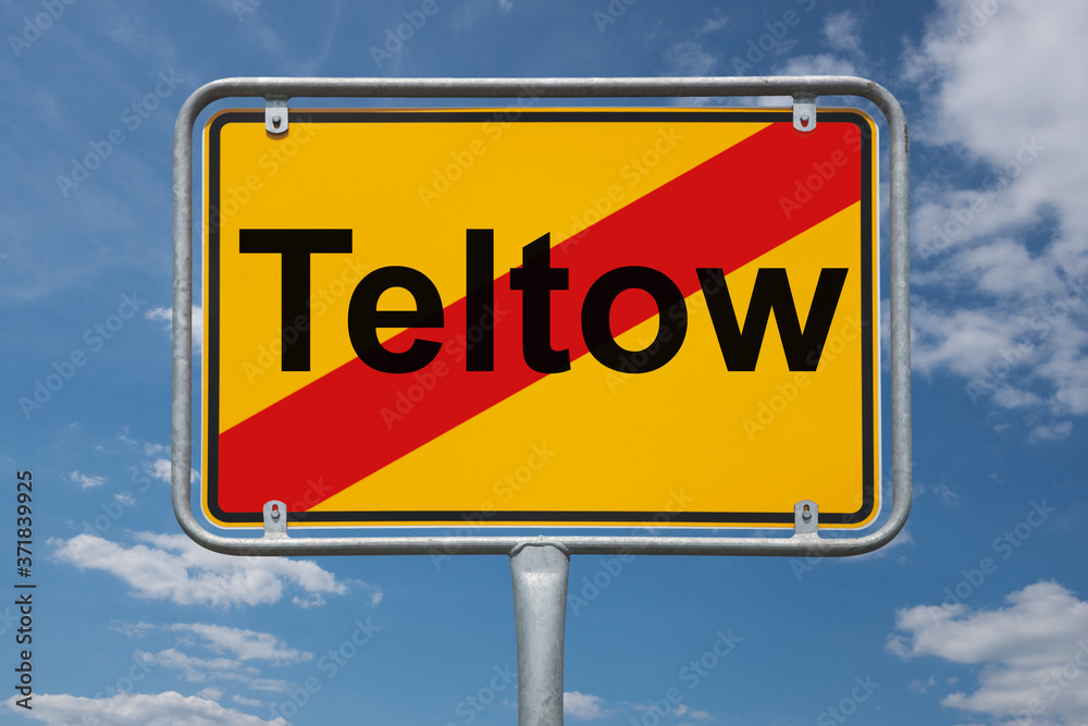 Ortstafel Teltow Ortstafel Teltow