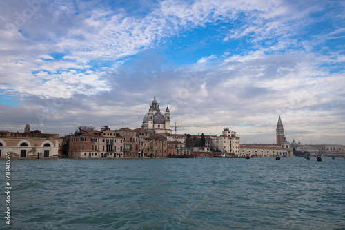 Views of the Giudecca Canal, Venice, Italy