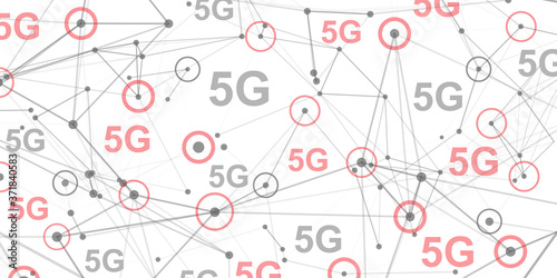 High speed internet 5G .New mobile communication technology .Map 5G.Technology background .	