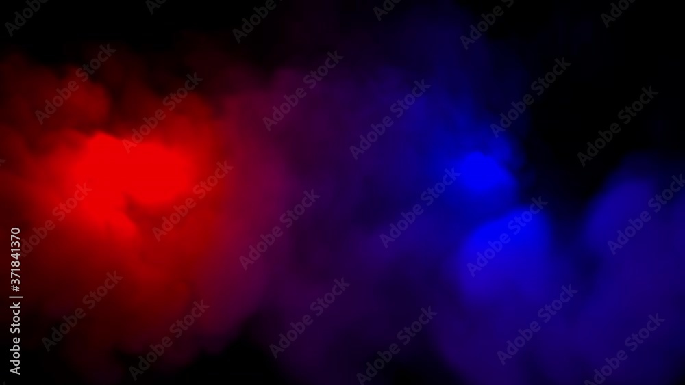 Smoke colorful, 3d rendering, Included in the end of the clip with Alpha matte.