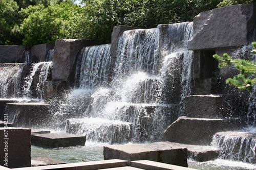 waterfall in the park