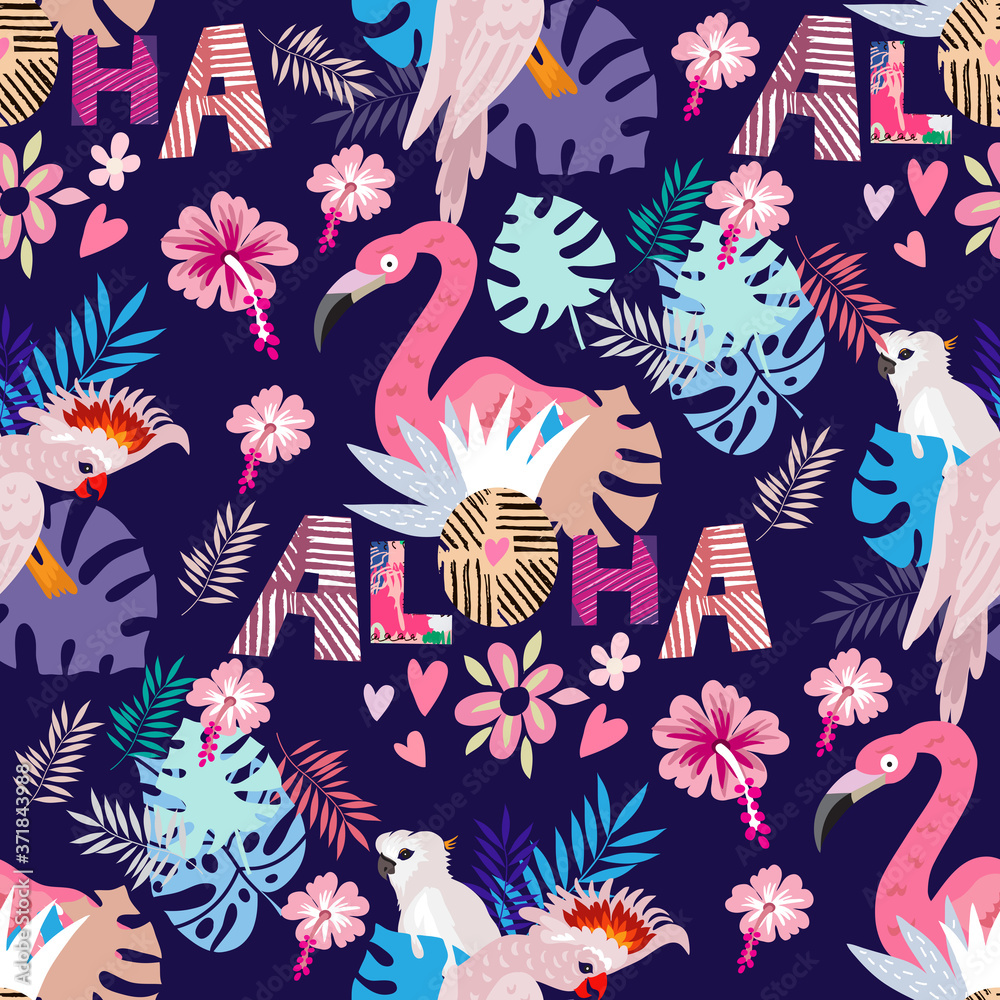 Obraz premium Aloha pattern 21