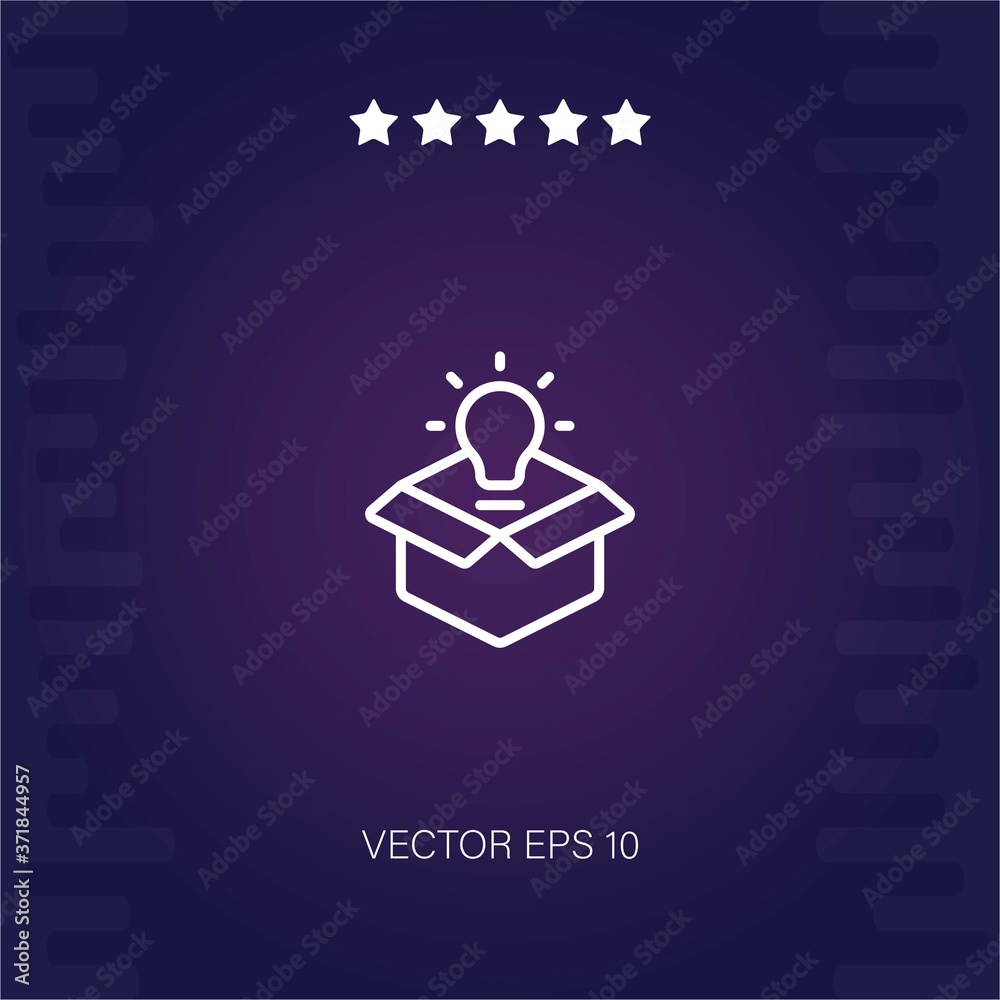 idea vector icon modern illustration idea vector icon modern illustration