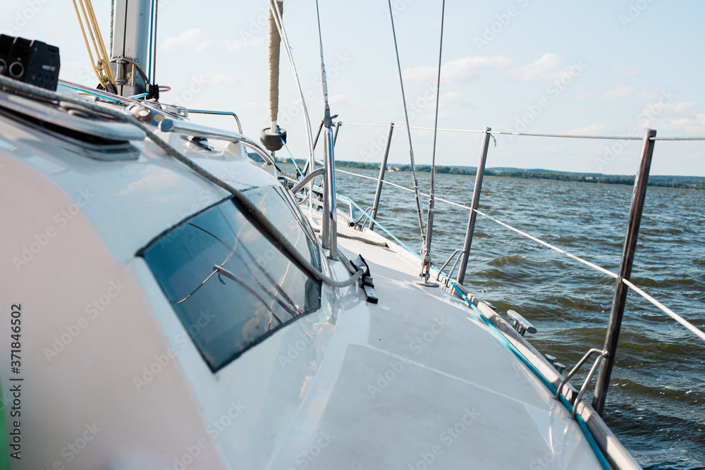 Fototapeta premium yacht in the sea