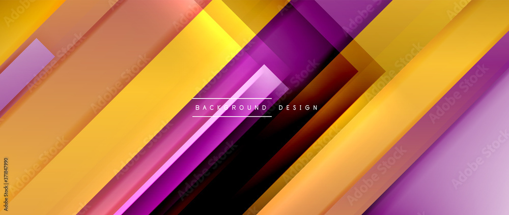 Dynamic lines on fluid color gradient. Trendy geometric abstract background for your text, logo or graphics Dynamic lines on fluid color gradient. Trendy geometric abstract background for your text, logo or graphics
