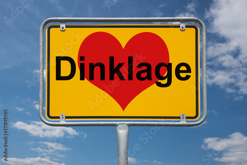 Ortstafel Dinklage photo