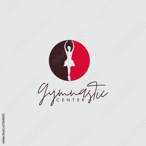 Artistic rhythmic gymnastic center logo