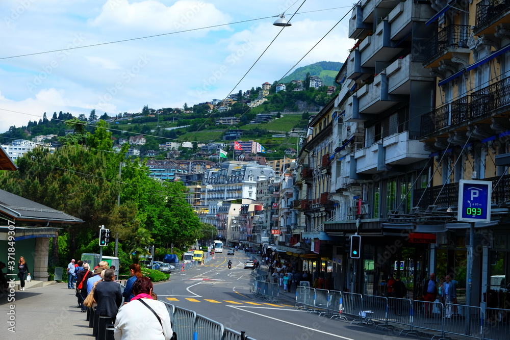 Obraz premium street in the city