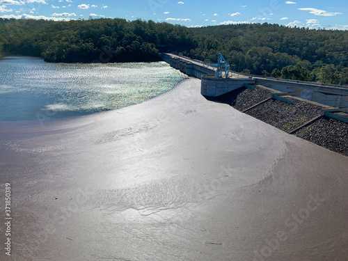 Photography A full large fresh water reservoir surrounded by forest