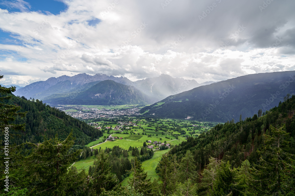 View of Lienz Town in Eastern Tyrol