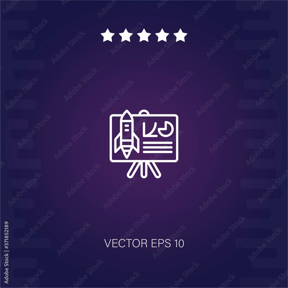 presentation vector icon modern illustration presentation vector icon modern illustration