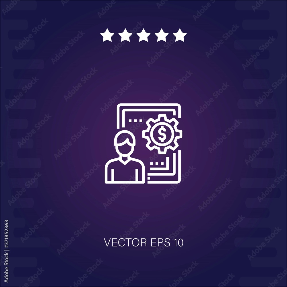 business vector icon modern illustration business vector icon modern illustration
