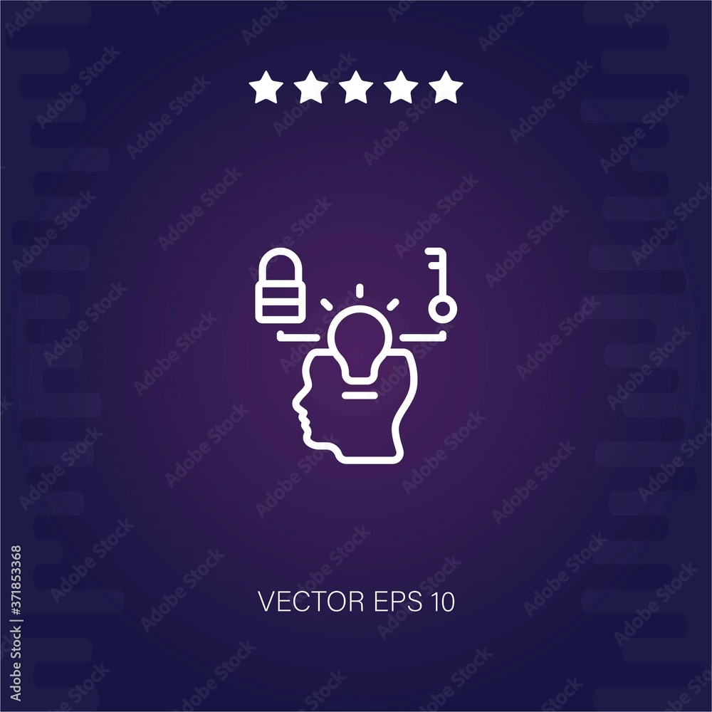 intellectual property vector icon modern illustration intellectual property vector icon modern illustration