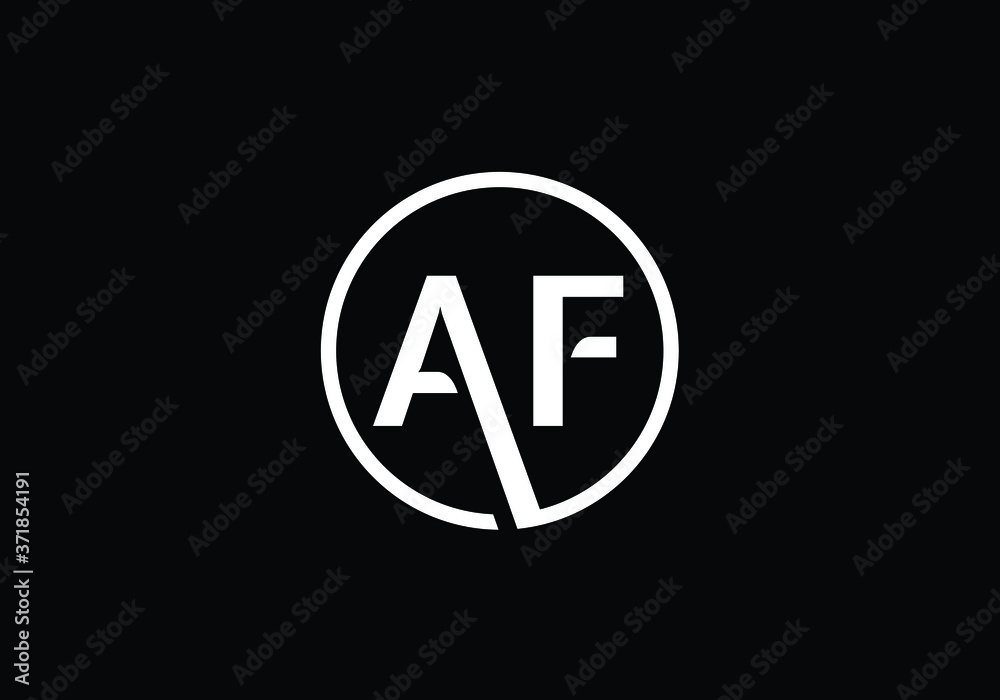 Initial Monogram Letter A F Logo Design Vector Template. Graphic Alphabet Symbol for Corporate Business Identity Initial Monogram Letter A F Logo Design Vector Template. Graphic Alphabet Symbol for Corporate Business Identity