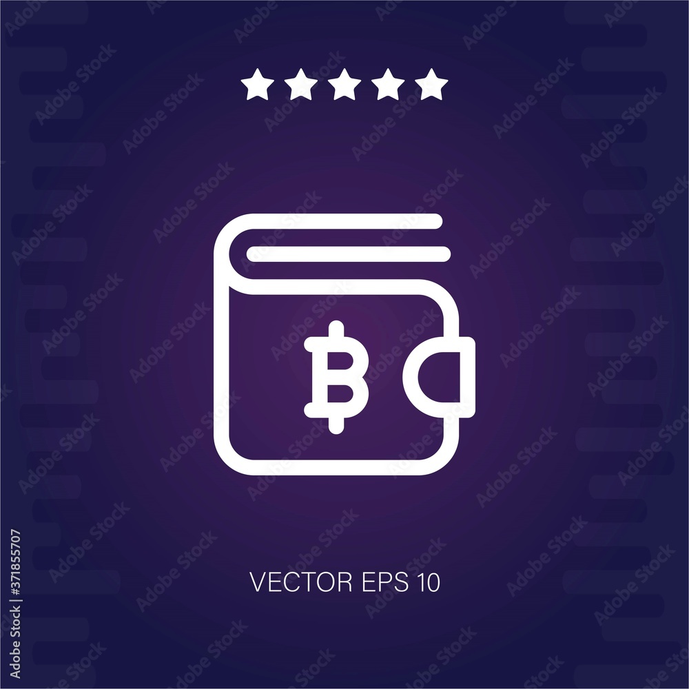wallet vector icon modern illustration wallet vector icon modern illustration