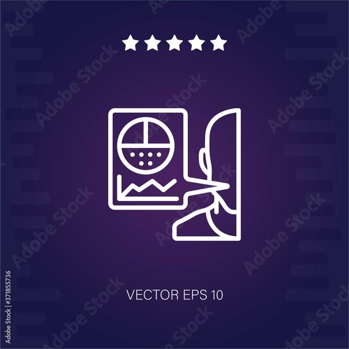 analytics vector icon modern illustration