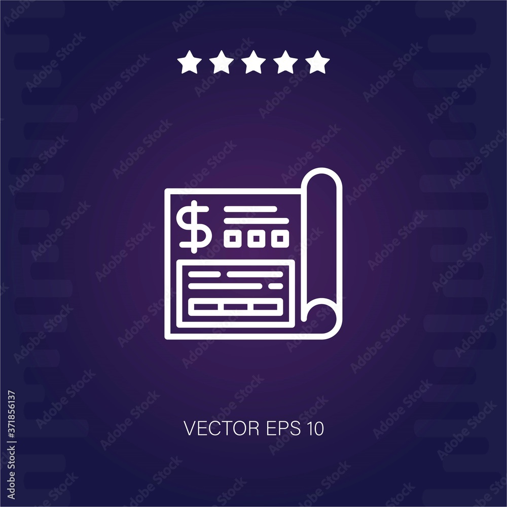 financial vector icon modern illustration financial vector icon modern illustration