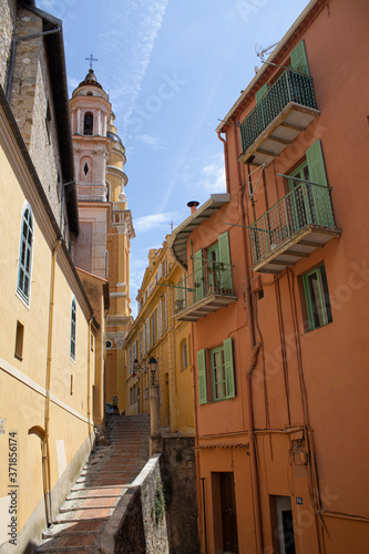 Old town of Menton France