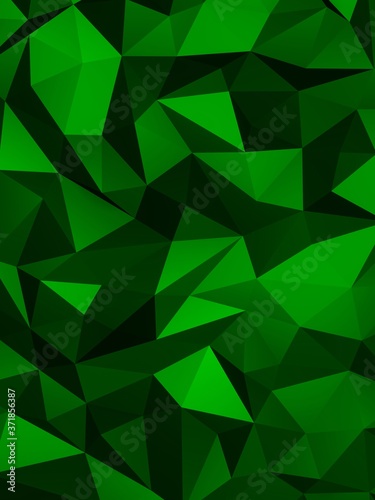 Green abstract background.