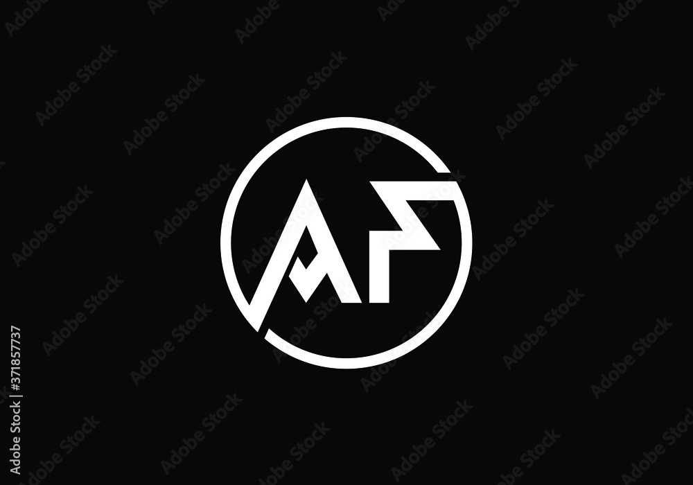 Initial Monogram Letter A F Logo Design Vector Template. Graphic Alphabet Symbol for Corporate Business Identity Initial Monogram Letter A F Logo Design Vector Template. Graphic Alphabet Symbol for Corporate Business Identity