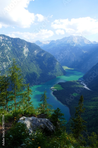 lake and mountains of Germany 